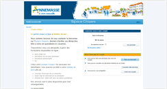 Desktop Screenshot of annemasse.espace-citoyens.net