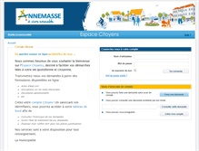 Tablet Screenshot of annemasse.espace-citoyens.net